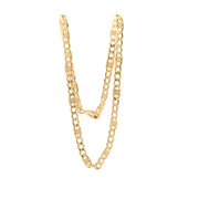 18K Yellow Gold Bracelet Chain Tiny Link Size 7.5 inches Thin 1.32 grams - Rafant